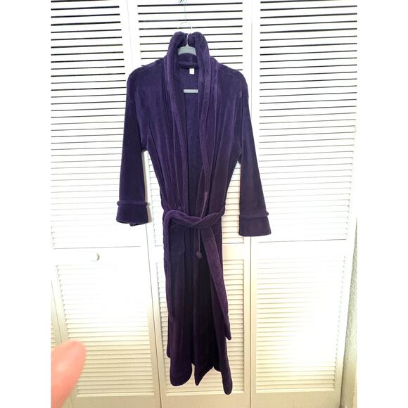 Charter Club Intimates Womens Purple Bathrobe - Picture 7 of 16